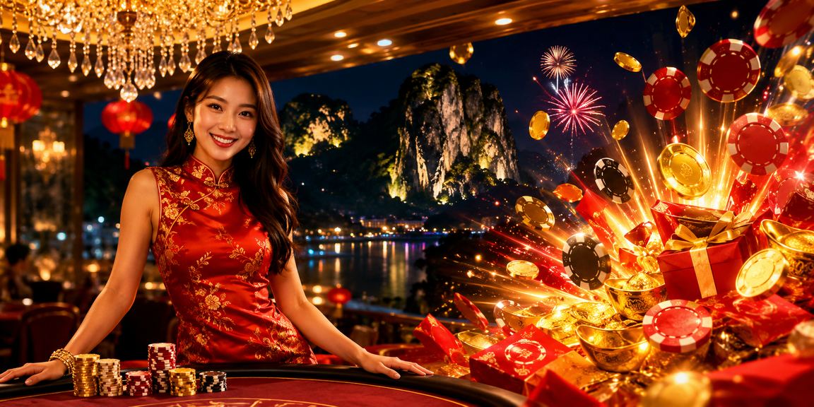 Suasana hiburan kasino eksklusif di Ipoh dalam gaya moden Malaysia
